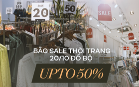 Nhiều cửa hàng thời trang tại Hà Nội tung sale dịp 20/10, mức giảm ''khủng'' lên đến 80%