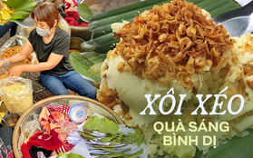 Xôi xéo - món quà sáng bình dị mà hấp dẫn ở Hà Nội nhất là khi gió mùa về