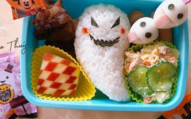 Học mẹ đảm làm cơm bento "vui nhộn" mùa Halloween cho con