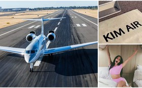 Kim Kardashian "cấm" mọi người làm bẩn chiếc máy bay riêng 150 triệu USD, kể cả gia đình