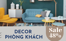 Thiết kế phòng khách theo phong cách Retro với 7 món nội thất đang được sale tới 48%