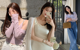 5 cách diện cardigan đầu thu tôn dáng như phụ nữ Hàn