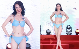 Dàn người đẹp Hoa khôi Nam Bộ khoe hình thể khi trình diễn bikini