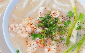 Bánh canh mặn nước cốt dừa - món ăn lạ miệng mang hồn quê miền Tây