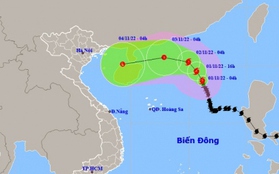 Bão số 7 cách quần đảo Hoàng Sa khoảng 570km, giật cấp 13