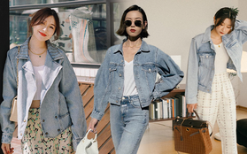 10 cách mặc áo khoác denim cho chị em ngoài 30 tuổi