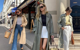 Muốn diện áo trench coat thật sang trọng, hãy học hỏi phụ nữ Pháp