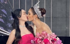 Hoa hậu chuyển giới Thái Lan 2022 hôn bạn gái khi đăng quang