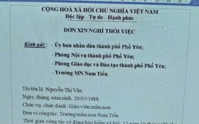 Giáo viên ngậm ngùi viết đơn xin nghỉ việc vì tiền lương quá thấp