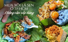 Ngoài xôi cốm Tân Bình “sốt xình xịch”, TP.HCM còn 3 hàng xôi lá sen ngon không kém cho những ai ngại xếp hàng