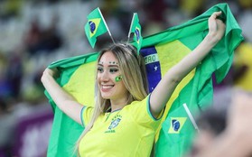 Chùm ảnh: Dàn mỹ nữ Brazil khoe sắc lần cuối trên khán đài World Cup 2022