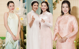 6 Hoa hậu Việt Nam ở lễ cưới Ngọc Hân