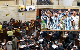 Thượng viện Colombia tạm dừng phiên họp để xem trận Argentina - Croatia