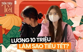 Lương thưởng 10 triệu, tiêu Tết thế nào?