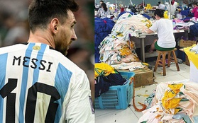 Những chiếc áo Messi với 60.000 mũi khâu và nghệ thuật vừa xem bóng đá vừa kiếm tiền gây ngỡ ngàng cho cả thế giới