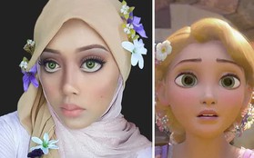 Từ Wednesday đình đám đến loạt công chúa Disney, cô gái tái hiện lại xuất sắc chỉ với chiếc khăn Hijab