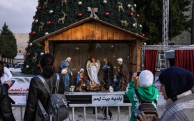 Thành phố cổ Bethlehem nhộn nhịp đón du khách dịp Giáng sinh