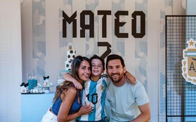 Cậu nhóc Mateo Messi chiếm sóng sau chung kết World Cup: Thần tượng Ronaldo, sơ hở là trêu tức bố