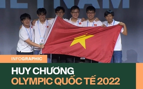 Năm 2022, học sinh Việt đạt thành tích tốt nhất tại các kỳ thi Olympic quốc tế từ trước đến nay!