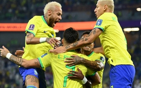 Neymar trở lại, Brazil thắng thuyết phục Hàn Quốc để tiến vào tứ kết World Cup 2022