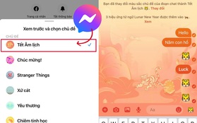 Messenger vừa update thêm theme "hổ vàng" cho năm nay, check xem tài khoản của bạn đã có chưa?