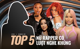 5 nữ rapper sở hữu lượt nghe khủng nhất thế giới trên Spotify: Bất ngờ với một cái tên tới từ BLACKPINK!