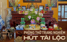 7 phòng thờ hút nghìn like đẹp nức lòng người: Trang nghiêm, truyền thống nhưng vẫn có gu, nhìn là biết phúc lộc đầy nhà