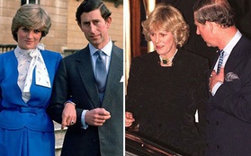 Hai bức ảnh đối lập chứa đựng chi tiết chua chát mà Công nương Diana phải gánh chịu trong "tam giác tình yêu"