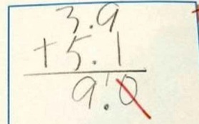 Bài Toán 3,9 + 5,1 = 9,0 bị giáo viên GẠCH SAI khiến phụ huynh bức xúc: Cô giải thích sao mà lãnh đạo Bộ Giáo dục phải lên tiếng