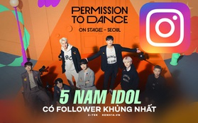 Những cái tên nào của BTS lọt top 5 nam idol sở hữu lượng follower khủng nhất trên Instagram?