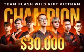 Elly và Team Flash hủy diệt Cerberus Esports để lên ngôi vô địch WCS 2022, rinh giải thưởng 600 triệu đồng