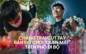 8 năm sau vụ nổ bình oxy, chàng trai cụt hai tay làm thiết kế, cuối tuần bán hàng rong ở phố đi bộ hồ Gươm để nuôi mẹ bệnh tật