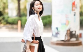 Street style Châu Á: Loạt quý cô diện đồ đơn giản nhưng nhìn vẫn đẹp không rời mắt