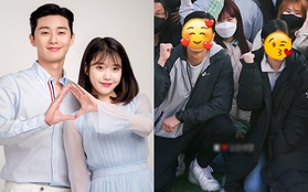 IU - Park Seo Joon lần đầu lộ diện ở hậu trường phim: Chưa gì đã thấy đẹp đôi, visual không son phấn mà xuất sắc thế này!