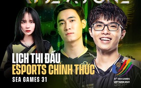 HOT: Chi tiết lịch thi đấu Esports tại SEA Games 31, Liên Quân Mobile, Tốc Chiến và LMHT sẽ là tâm điểm?