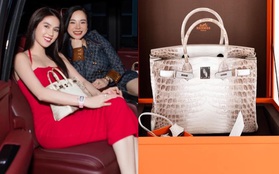 Bạn thân Ngọc Trinh khẳng định túi Hermès 2 người đeo giờ đã tăng đến hơn 5 tỷ, tin được không?