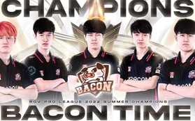 Thần đồng MarkKy tỏa sáng đưa Bacon Time vô địch giải quốc nội Thái Lan sau 7 ván đấu nghẹt thở, ẵm luôn hơn 4 tỷ tiền thưởng cùng tấm vé dự AIC 2022!