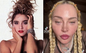 "Biểu tượng gợi cảm" Madonna khiến netizen phát hoảng với gương mặt biến dạng tới dọa người