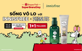 Sống vô lo cùng deal 0đ Ngày Siêu Thương Hiệu innisfree trên Shopee 5.5