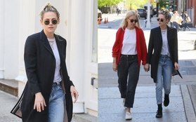 Kristen Stewart và hôn thê nắm tay tình cảm đi chơi ở New York