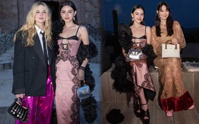 Năng nổ đọ sắc như Mai Davika tại show Gucci: Liên tục chung khung hình với Elle Fanning, Shin Min Ah và dàn sao đình đám để so kè visual