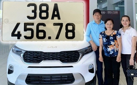 Bốc trúng biển sảnh 456.78, chủ xe Kia Sonet chia sẻ: "Có người ra giá 1,7 tỷ nhưng tôi vẫn chưa chốt"