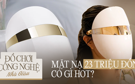 Cận cảnh chiếc mặt nạ đèn LED có giá đến 23 triệu, skincare đẳng cấp nhà giàu sẽ như thế nào?