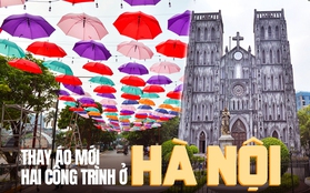 Hai công trình ở Hà Nội vừa “lột xác” ngoạn mục: Nhà Thờ Lớn phục hồi vẻ hoài cổ, một phố đi bộ mới đang cực hot