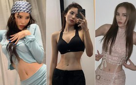 Hoa hậu Kỳ Duyên chăm chỉ mặc crop top khoe vòng eo "con kiến" nóng bỏng