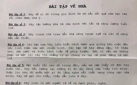 6 "bài tập về nhà" không hẹn ngày trả của thầy giáo lớp 10 TP.HCM gây xúc động