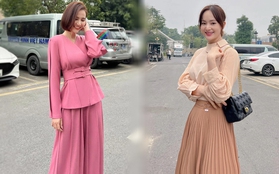 Style đối lập của 2 chị em Thương Ngày Nắng Về: Huyền Lizzie mạnh mẽ, thời thượng, Lan Phương nền nã, dịu dàng