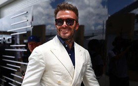 Visual ngút trời của Beckham giữa dàn sao showbiz dự chặng đua F1 lịch sử