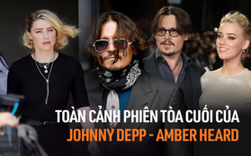 Toàn cảnh phiên tòa phán quyết vụ kiện bom tấn: Đội Johnny Depp rời tòa trong tiếng vỗ tay, Amber Heard mếu máo vì thua kiện
