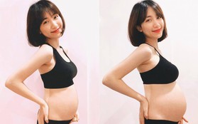 Hòa Minzy tiết lộ hình ảnh lúc mang bầu, tâm sự xúc động về con trai cưng